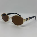 Óculos Berlim Losango Gold Marrom Duo