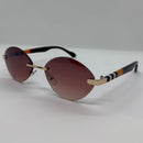 Óculos Zuri Losango Rose Degrade