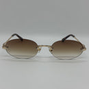 Óculos Villa Gold Marrom Degrade