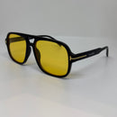 Óculos Aviador Flash Lente Amarela