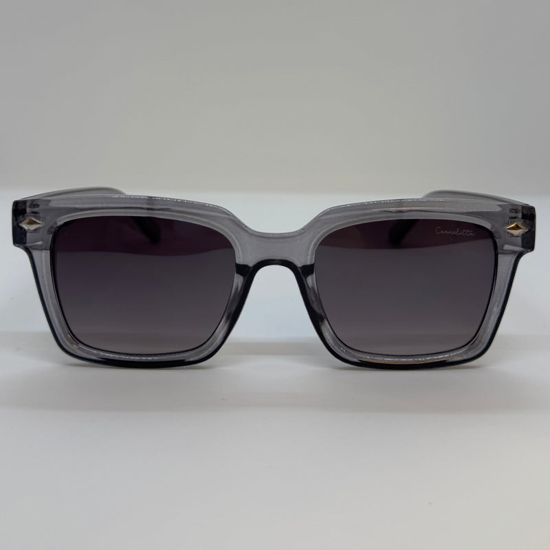 Óculos Humaitá Cinza Translúcido