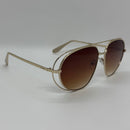 Óculos Aviador Mambox Gold Marrom