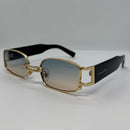 Óculos Zul Gold Gold Glass