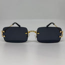 Óculos Vitaly Gold Lente Preta