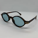 Óculos Azulik Tartaruga Lente Azul