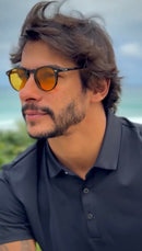 Óculos Califórnia Lente Amarela