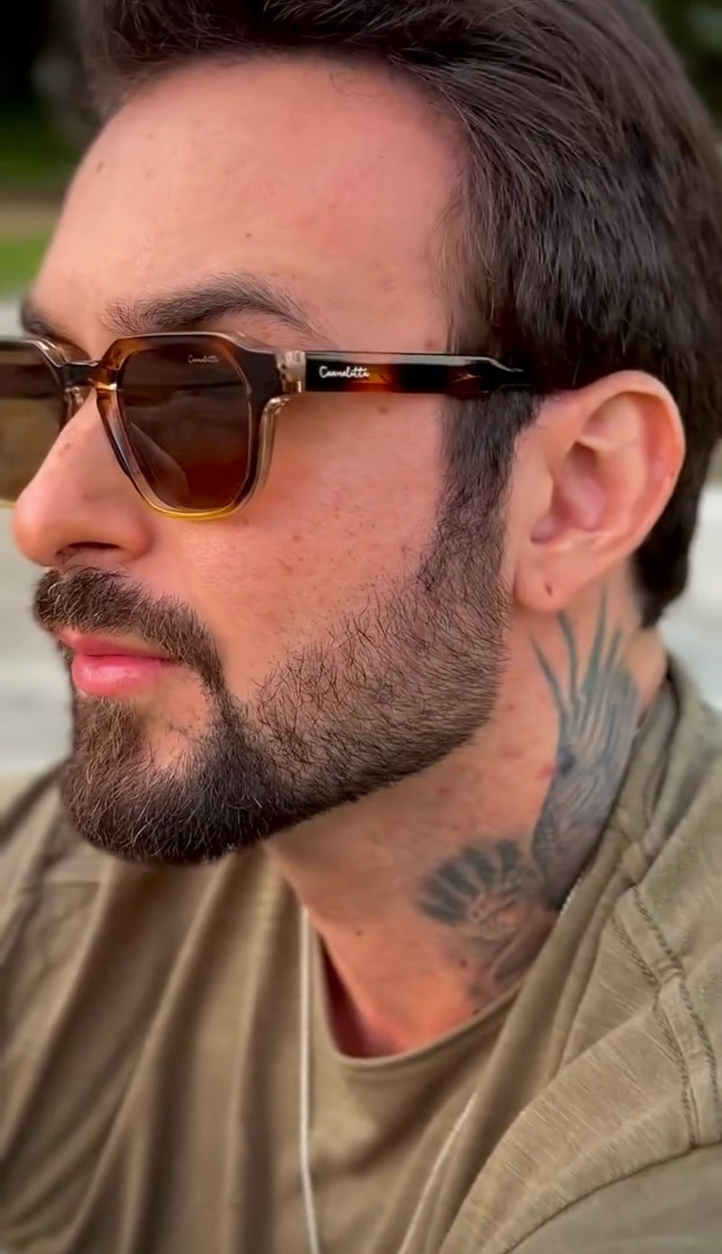 Óculos Travis Marrom Mesclado Polarizado