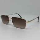 Óculos Vivier Gold Marrom Degrade