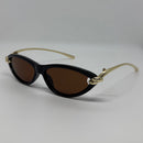 Óculos Sauvage Gold Marrom