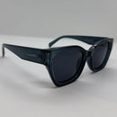 Óculos Gatinho Ellen Azul Translúcido