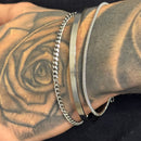 Conjunto com 3 pulseira em Aço Inoxidável