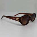 Óculos Jessy Marrom Translúcido