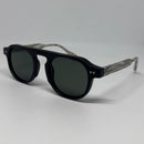 Óculos Aviador Buck Dark Bambu Cinza