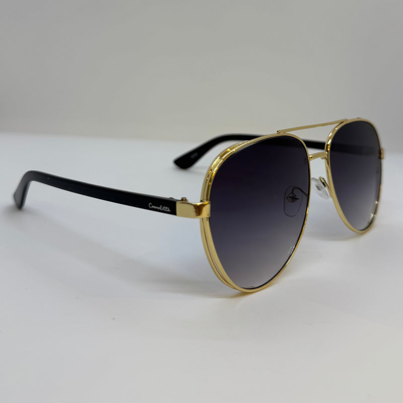 Óculos Aviador Bird Gold Shadow