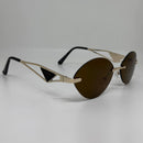 Óculos Kendrick Gold Marrom