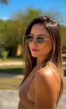 Óculos Ziggy Gold Lente Preta