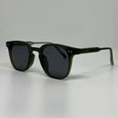 Óculos Square Verde Militar