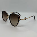 Óculos Swan Gold Marrom Degrade