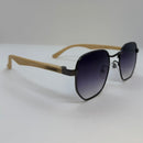 Óculos Hexagonal Bambu Shadow