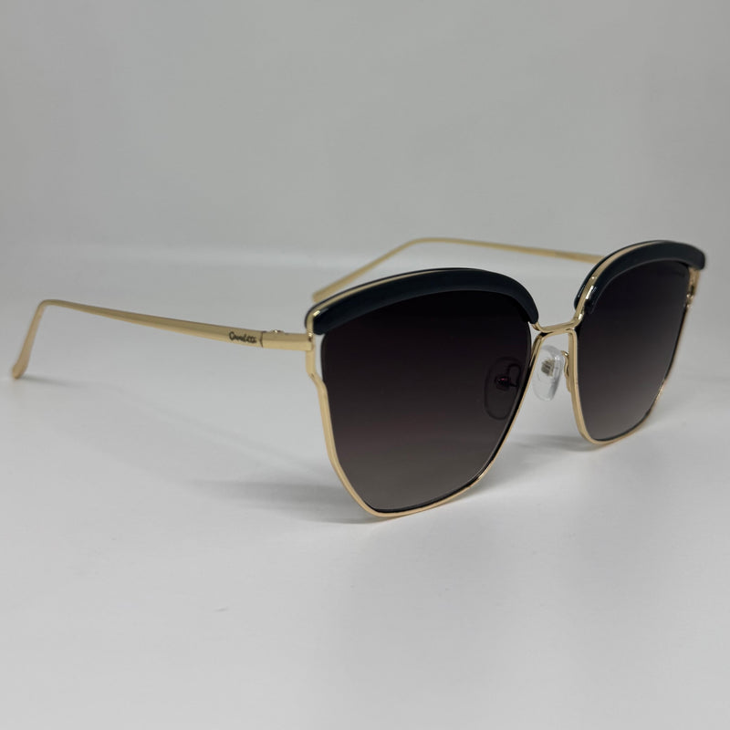 Óculos Gatinho Lenzie Gold Cinza