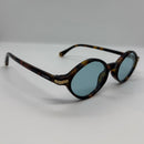 Óculos Azulik Tartaruga Lente Azul