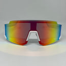 Óculos Selene Branco Lente Vermelha Polarizada