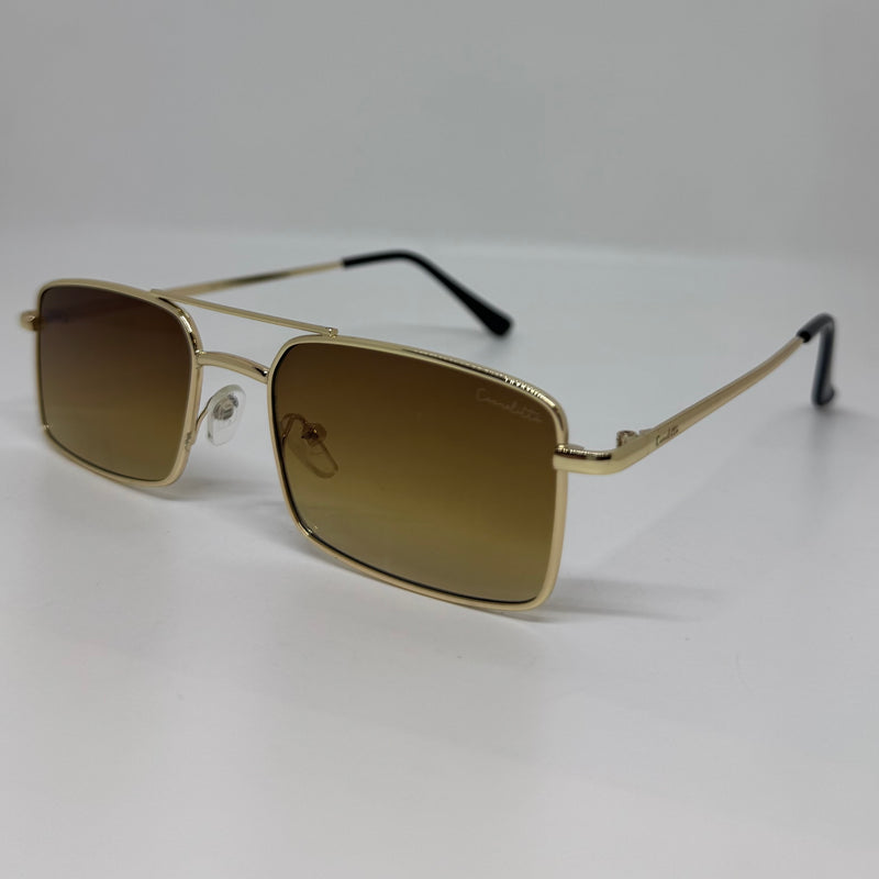 Óculos Ziggy Gold Marrom Degrade