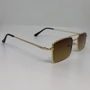 Óculos Ziggy Gold Marrom Degrade