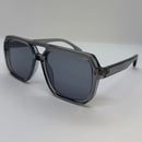 Óculos Aviador Bruck Cinza Translúcido