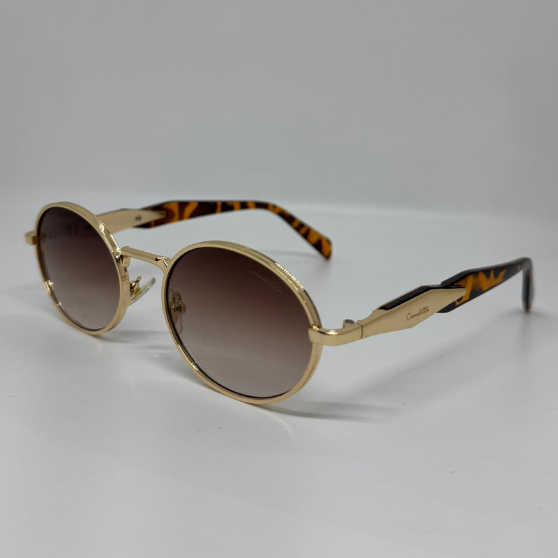 Óculos Vic Gold Tartaruga Retrô