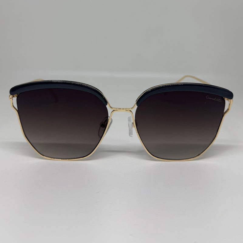 Óculos Gatinho Lenzie Gold Cinza
