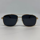 Óculos Aviador Turk Gold Lente Preta