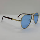 Óculos Aviador Falcon Gold Glass