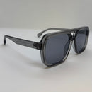 Óculos Aviador Bruck Cinza Translúcido