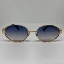 Óculos Orus Gold Lente Azul Degrade