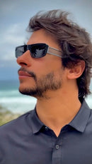 Óculos Zax Titanium Dark Slim