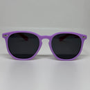 Óculos Dinho Lilás com Rosa Infantil Polarizado