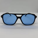 Óculos Aviador Harry Lente Azul