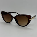 Óculos Valentina Gold Marrom