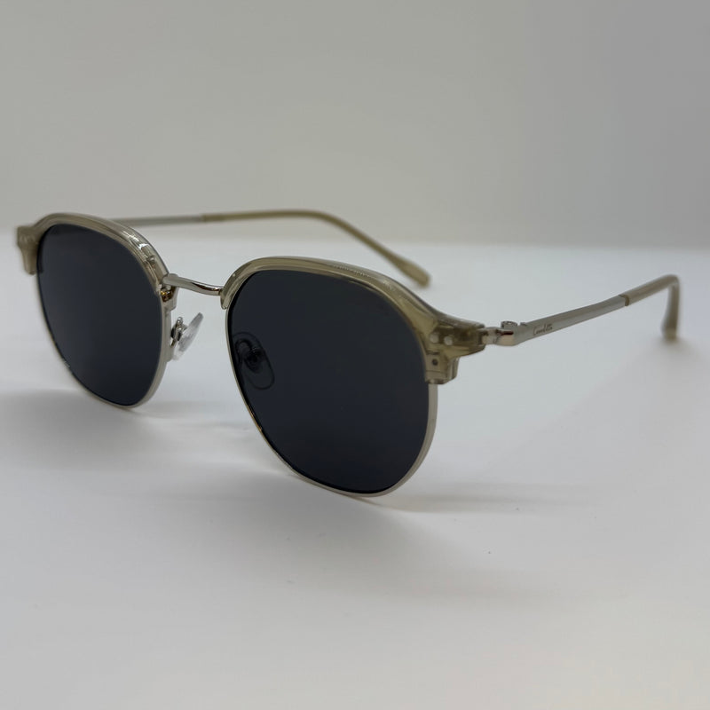 Óculos Zeus Âmbar Translúcido Redondo