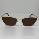 Óculos Macqueen Gold Marrom