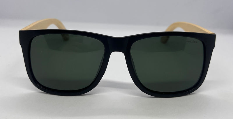 Óculos Arpex Grande Lente Verde Bambu Polarizado