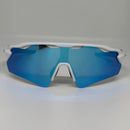 Óculos Bolt Branco Lente Azul