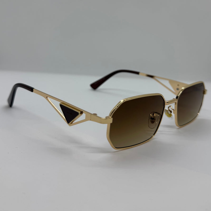 Óculos Fiorenzi Gold Marrom Degrade