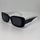 Óculos Montclair Black And White Slim