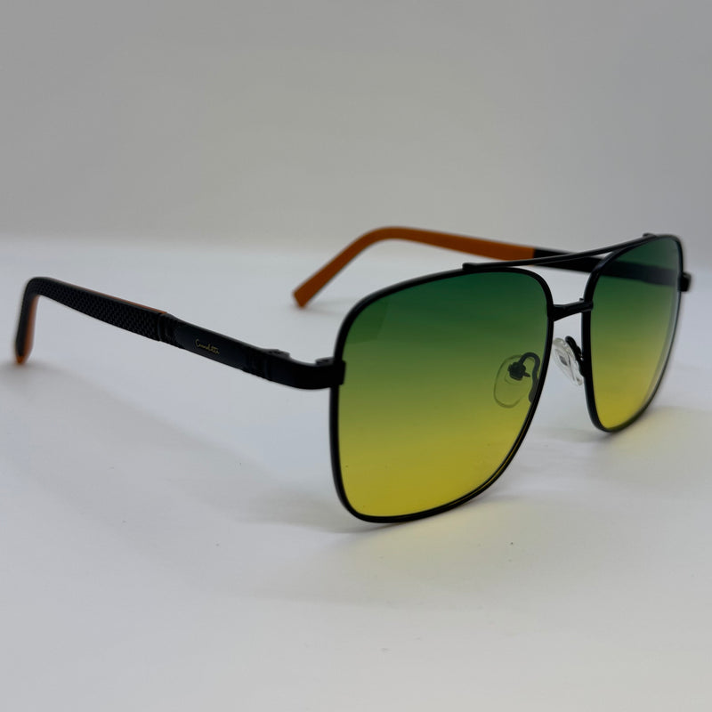 Óculos Aviador Vector Lente Verde Degrade