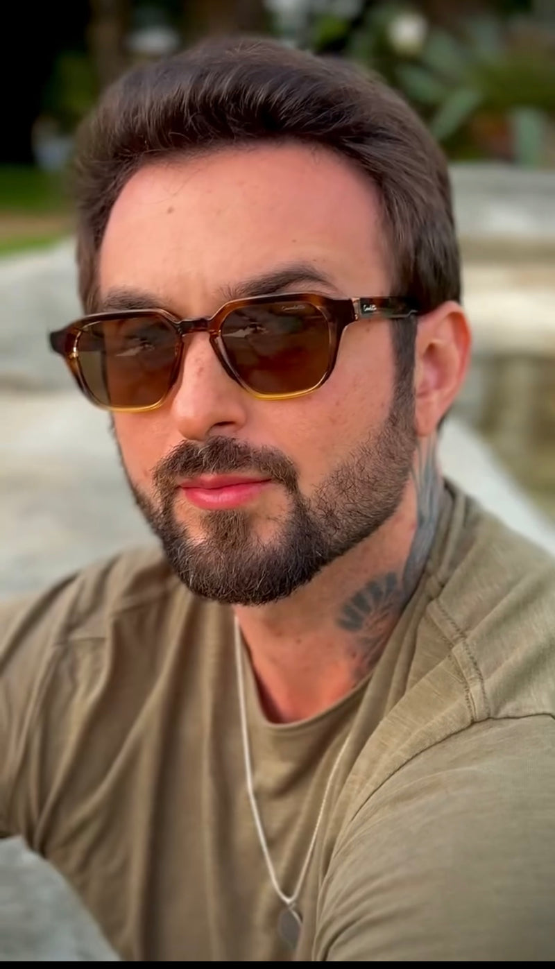 Óculos Travis Marrom Mesclado Polarizado