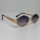 Óculos Losango Luxury Gold Shadow