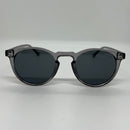 Óculos Bossa Nova Cinza Translúcido Redondo