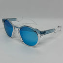 Óculos Livo Transparente Azul Espelhado